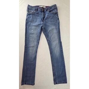 Artful Rebel Mens Slim Straight Jeans Blue Stretch Denim 34W 32L RN154176